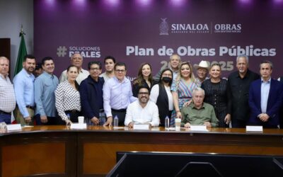 Anuncia Rocha paquete de obras por 4,780 mdp en los 20 municipios de Sinaloa