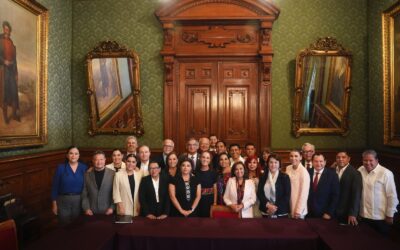 El gobernador Rocha se reunió con la presidenta Claudia Sheinbaum para revisar junto con las y los gobernadores, avances del IMSS Bienestar