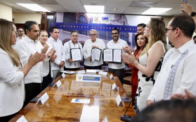 Atestigua gobernador Rocha la firma del convenio de colaboración Universidad Autónoma Sinaloa – Ayuntamiento de Culiacán