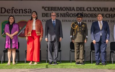 Asiste Gobernador Rocha a ceremonia por aniversario 178 de la Gesta Heroica de Chapultepec