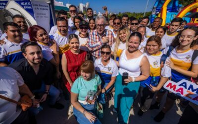 Inaugura el gobernador Rocha Moya el segundo Sendero de Paz para Mazatlán