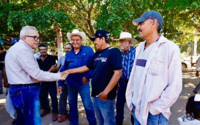 Gobernador Rocha Moya solucionó el problema de comercialización del frijol de los productores de la Bolsa de Tosalibampo II