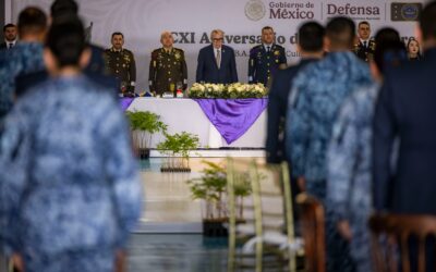 Fuerza Aérea Mexicana refrenda su compromiso y lealtad con la patria, en su CXI aniversario de creación
