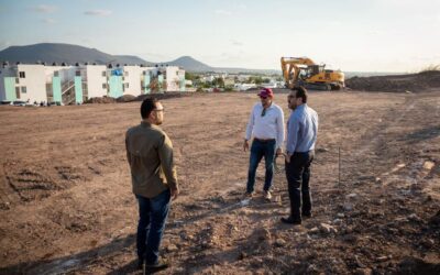 ¡Ya está en marcha! Juan de Dios Gámez supervisa construcción de nueva secundaria técnica en Alturas del Sur
