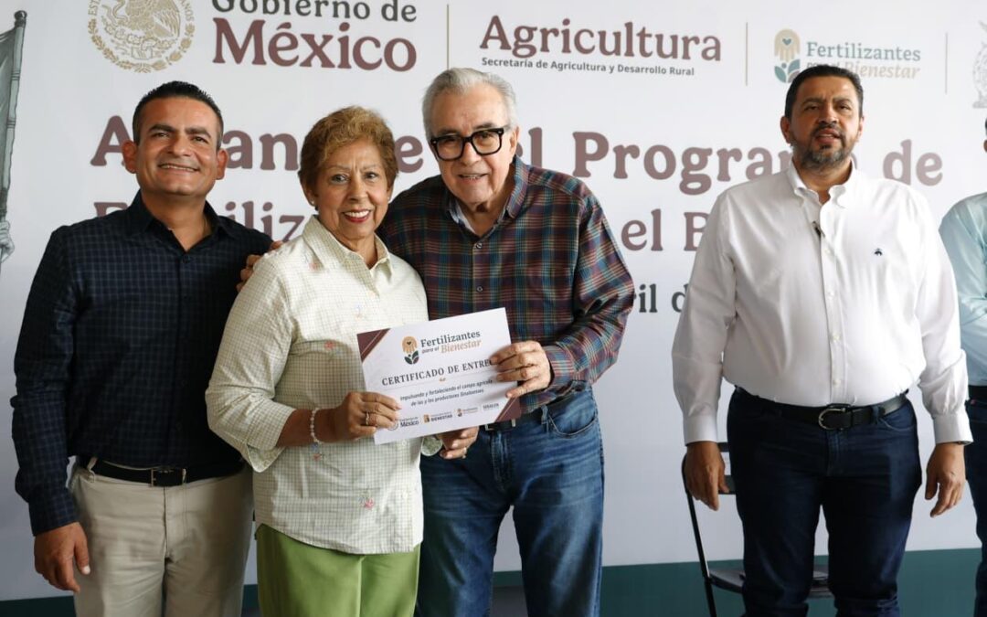 Arranca en Sinaloa el Programa de Fertilizantes para el Bienestar
