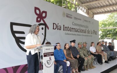 La paz la construimos unidos, gobierno y sociedad, expresa la Gobernadora Graciela Domínguez